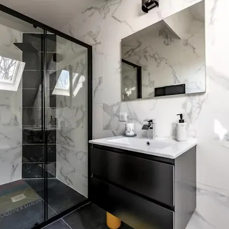 D'architecte Avec Piscine Proche Paris וילה Rochefort-en-Yvelines